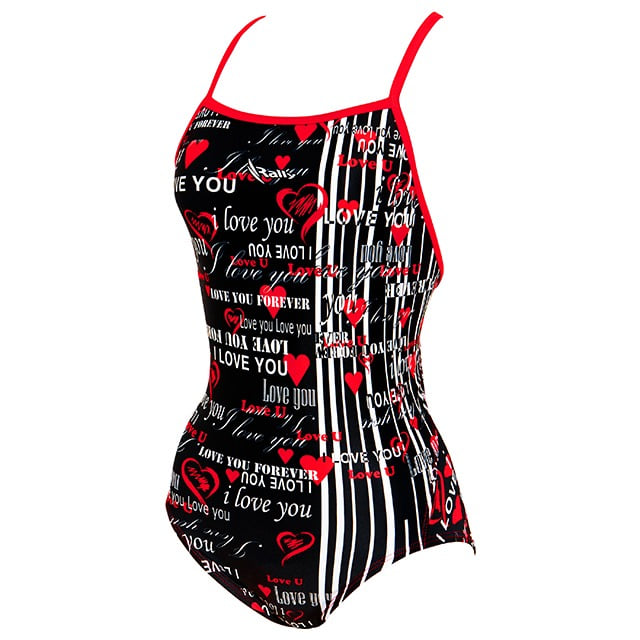 랠리 여성 로우컷 원피스 수영복 MSLA256 RED