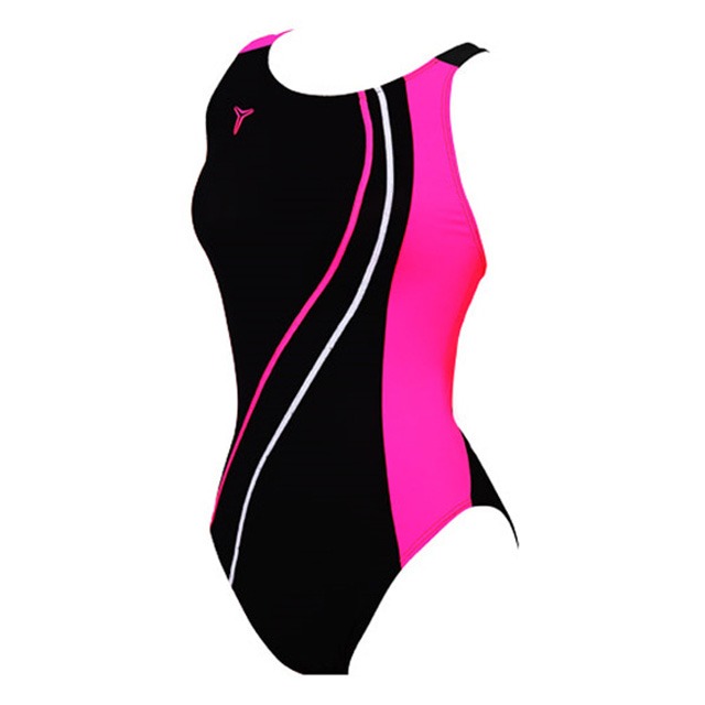 토네이도 여성 미들컷 원피스 수영복 SLS1439