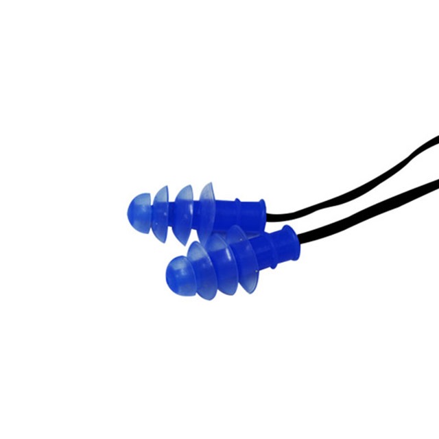 센티 실리콘 끈 귀마개 BLU/BLK