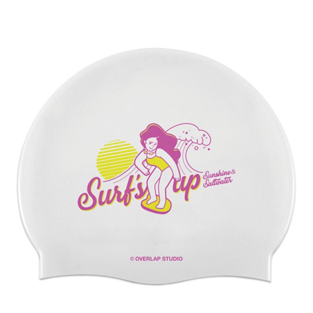 오버랩 SURF&#039;S UP 실리콘 수모 핑크