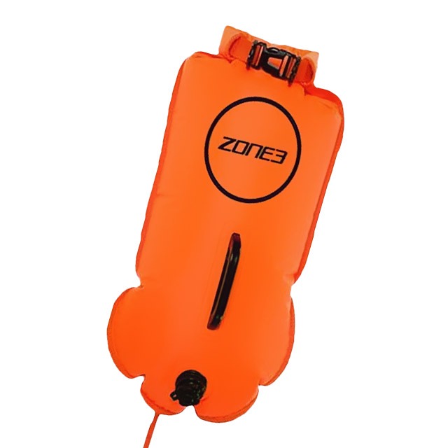 존3 SAFETY BUOY &amp; DRY BAG 안전부표 안전부이 드라이백 Neon Orange 28L