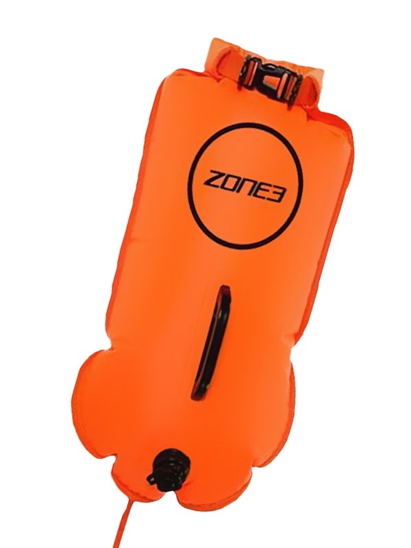 존3 SAFETY BUOY &amp; DRY BAG 안전부표 안전부이 드라이백 Neon Orange 28L