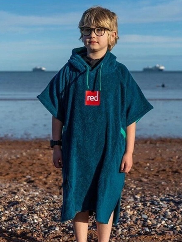레드오리지널 Luxury Towelling Robe Kids Navy